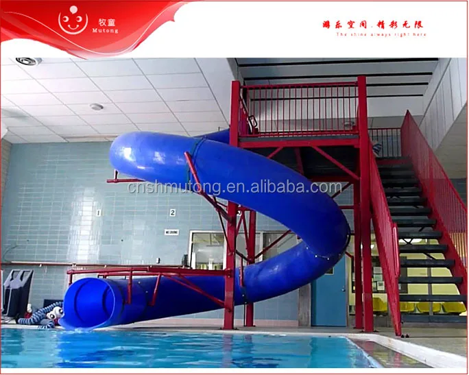 Hot Indoor Swimming Pool Water Slide Tube,Water Slide Spiral For Sale