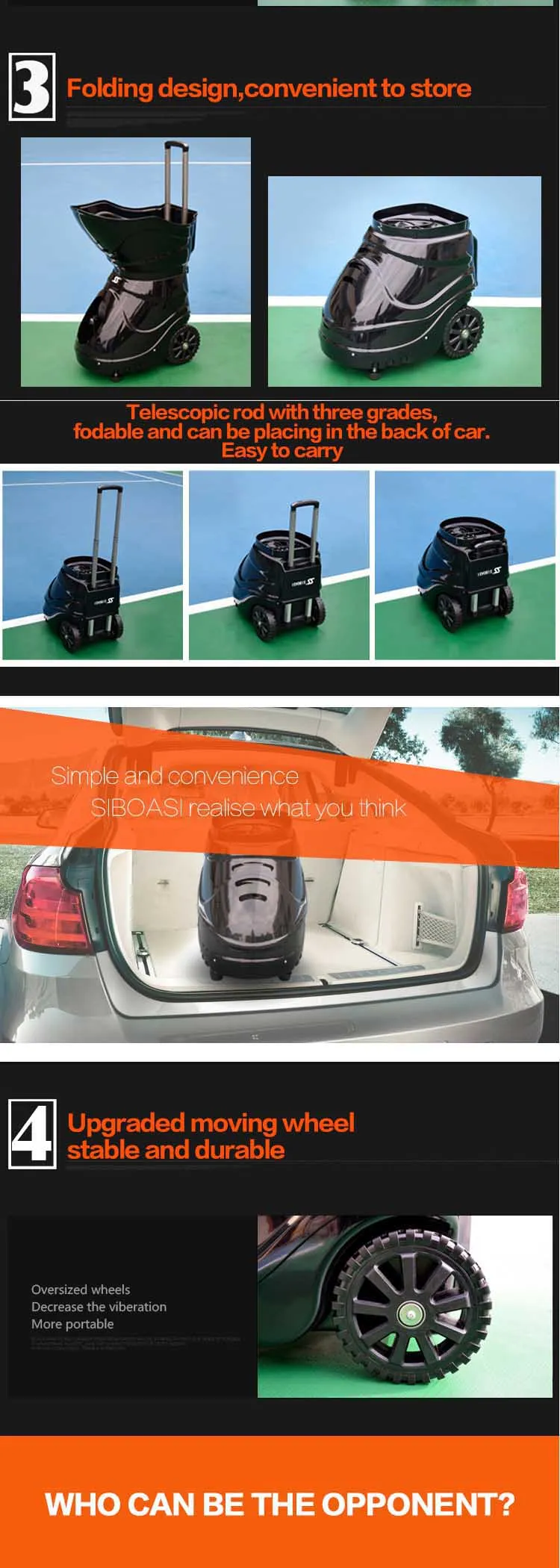 Silent Partner Tennis Ball Machine For Sale Siboasi Dongguan Buy