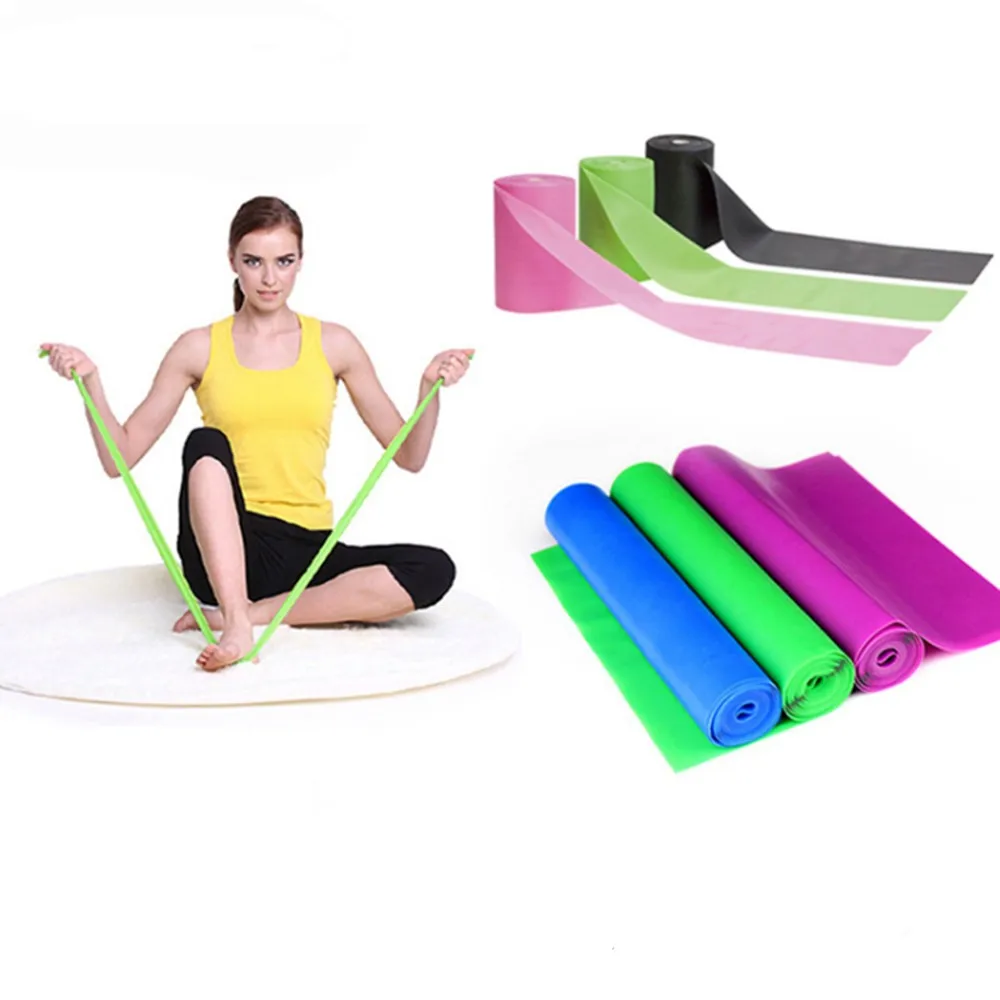 2018 Best Selling Tpe Yoga Elastic Straps Latex Rope For Stretching