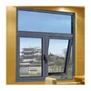 Top hung and outward aluminium swing window