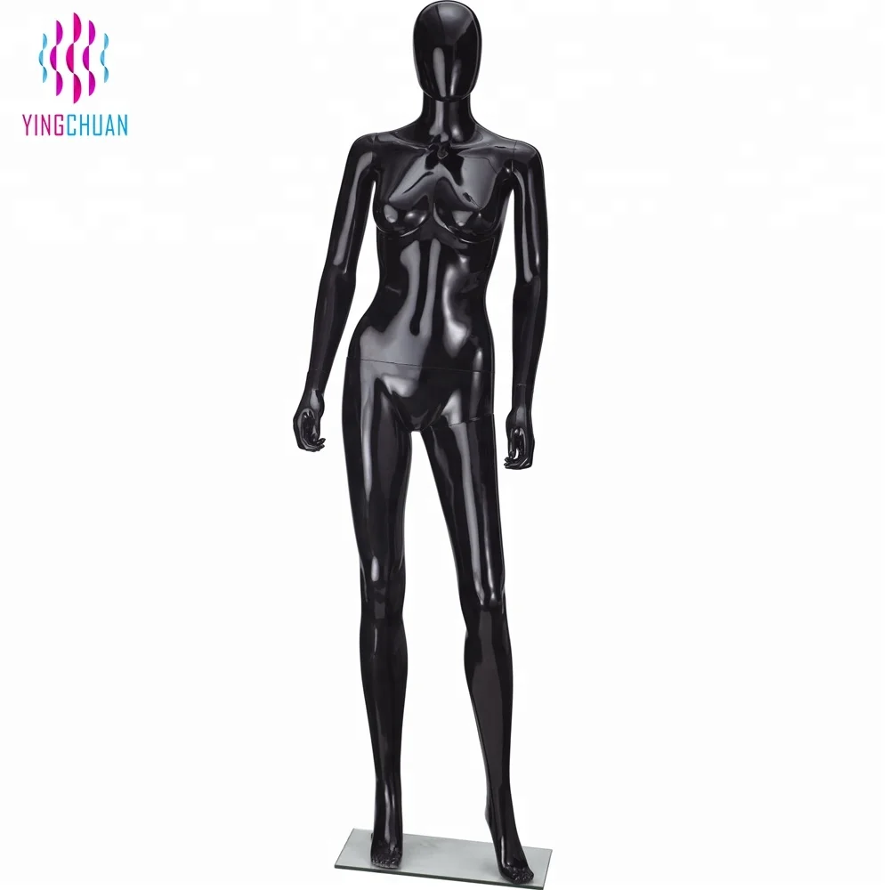 Custom Made Black Plastic Woman Mannequins - Buy Custom Mannequin,Black ...