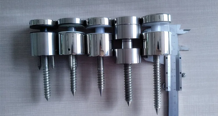 New products matt black stainless steel glass standoff.jpg