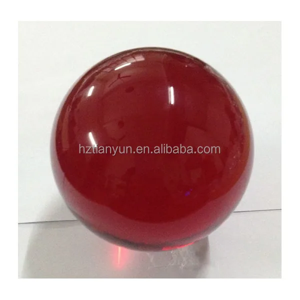 acrylic ball red-1