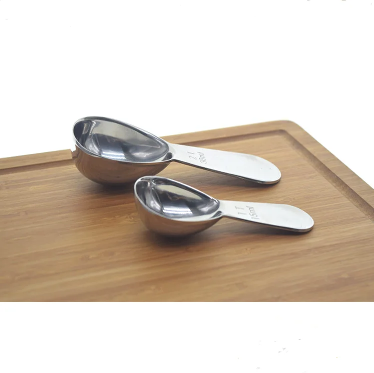 Stainless Steel 2 Tablespoon Coffee Scoop Spoon 30ml Measuring Spoon