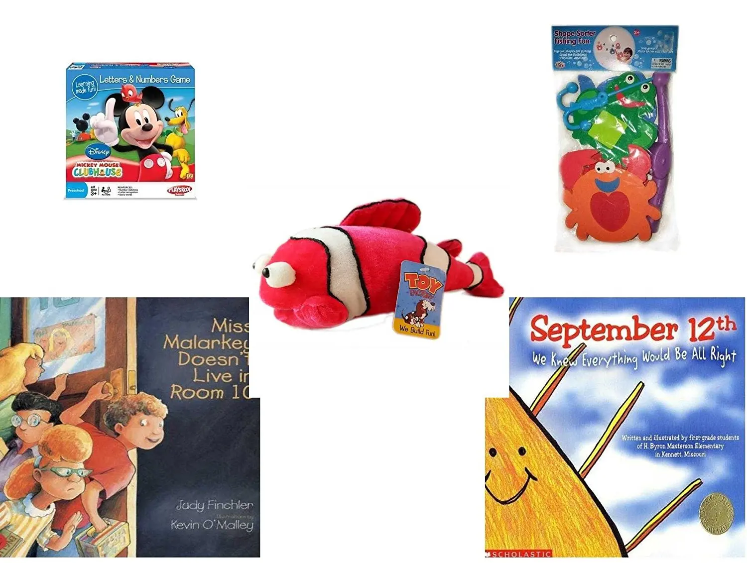 buy childrens gift bundle ages 3 5 5 piece mickey mouse mickey mouse numbers