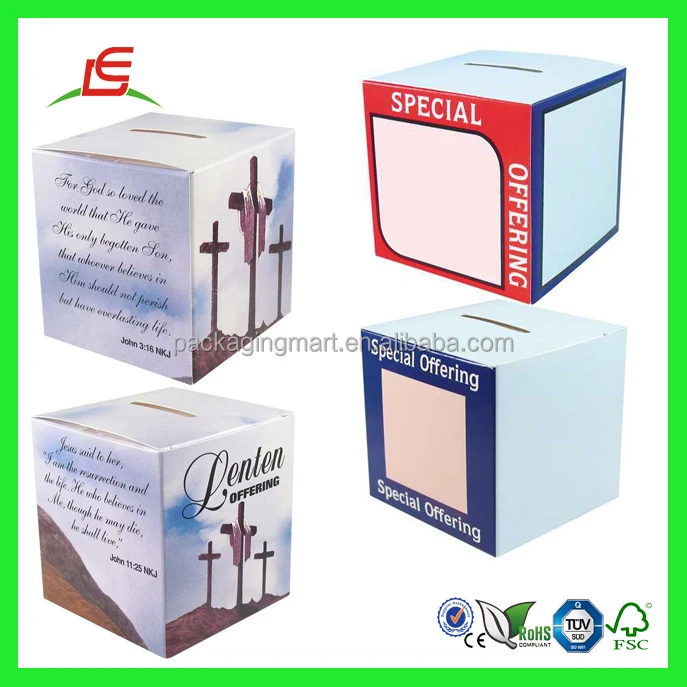 Q926 China Supplier Wholesale Custom Printed Charity Cardboard Donation