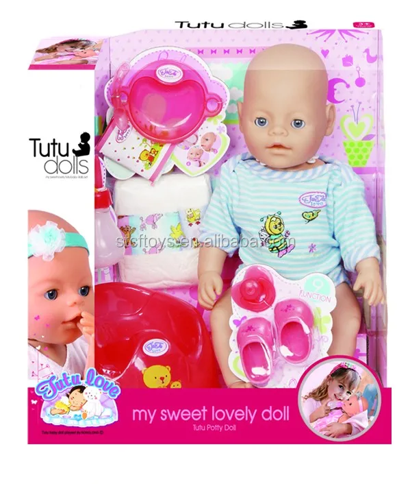 New 18 Inch Drink Water Cry Pee Alive Baby Doll Best Toys ...