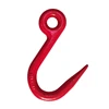 Steel pipe thin rib hook large opening ring eye lifting tip cargo hook