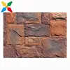 manufactured solid surface cultured stone veneer with flat and corner