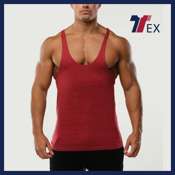 2016 Wholesale Sports Clothing 95%cotton 5%spandex Fitness Stringer ...