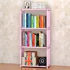 Creative Fabric Shelf Storage Bookcase Shelf Bookrack Strengthen Cabinets Kids Racks Display Stand Home Supplies