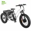 24" 500W FAT TIRE 3 WHEELS ELECTRIC TRIKE CARGO ELECTRIC TRICYCLE ELECTRIC BIKE for adult