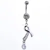 Crystal Rhinestone Belly Button Rings Medical steel Body Jewelry Piercings