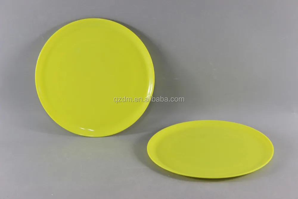 Yellow Melamine Tableware Plate/Melamine Dinner Plate/Plastic Plate