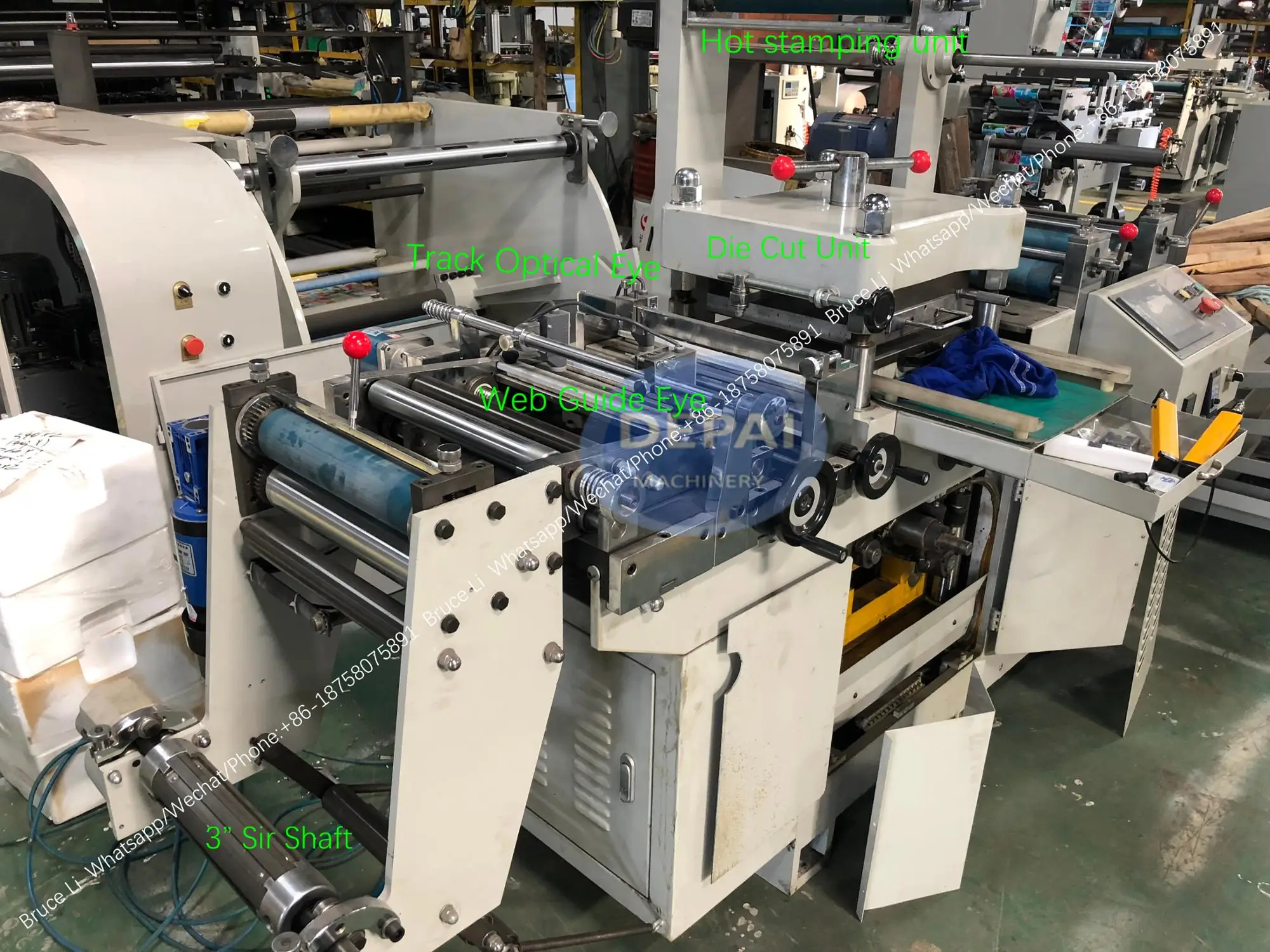 Depai Fpl320d Automatic Sticker Die Cutting Machine For Label Printing