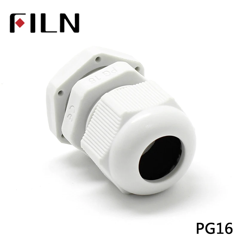 Pg16 Electrical Cable Gland Nylon Waterproof Ip68 Connector Compression ...