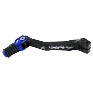 Hammerhead Designs, Inc. Billet Shift Lever with Rubber Tip - Black/Blue