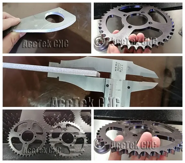 China 1000W fiber laser cutting machine cut 12mm carbon steel with exchange table