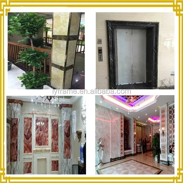 high quality eco-friendly faux marble mouldings artificial stone skirting border line