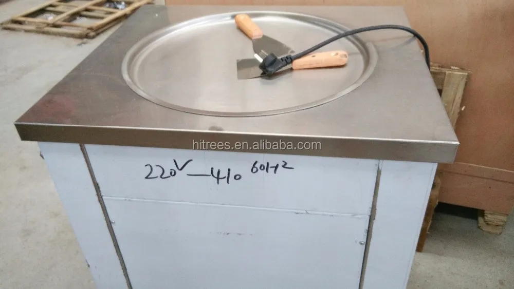 Freezing Pan Fried Ice Cream Rolls Machine Spare Parts For Ice Cream Machine Vending Soft Ice