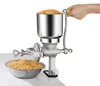Manual Grain Corn Coffee Wheat Nuts Grinder, Portable Table Mill Maker with Wooden Handle Home Use,Cast Iron Grinding Mill