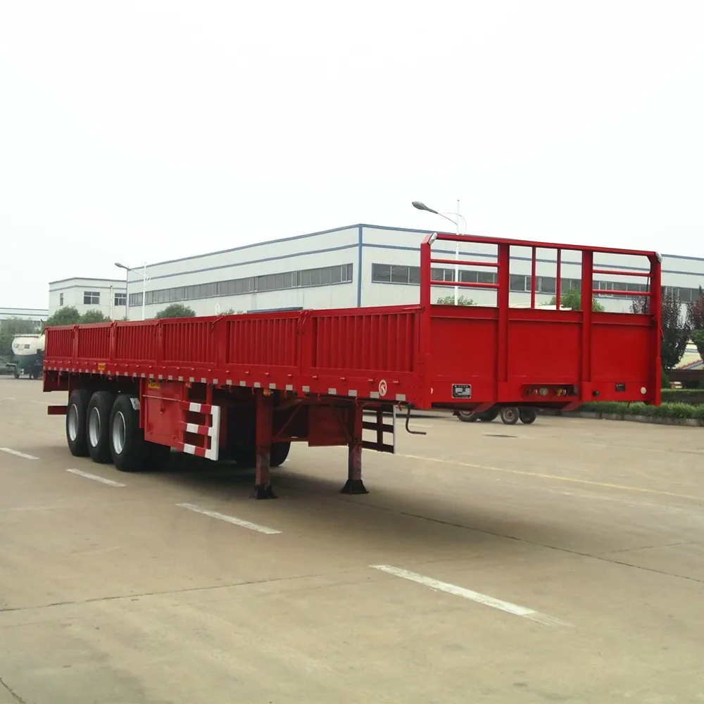 40Ft 3Axle Side Wall/Side Board/Side Drop Semi Trailer For Container and Cargo