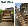 Wood Plastic Composite Decking WPC Pergola Column Hollow Fence Post