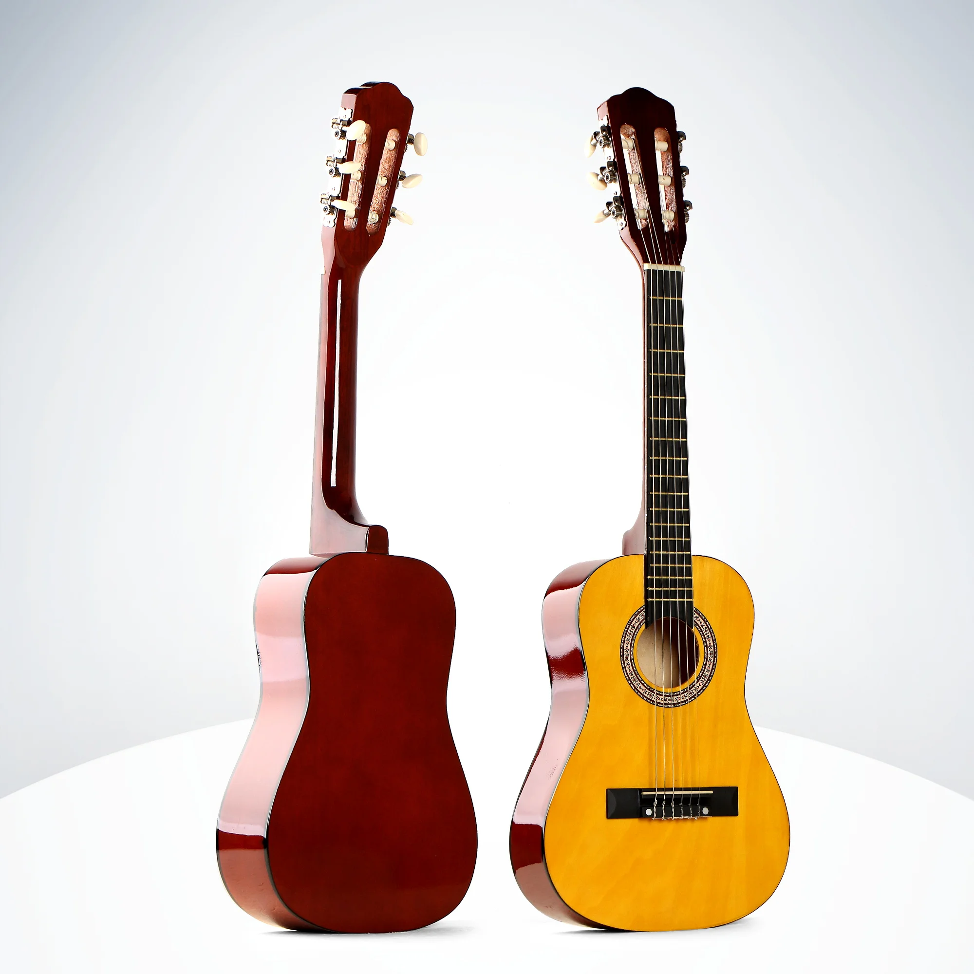 廉价6 串 30 英寸 oem 中国林登胶合板经典吉他