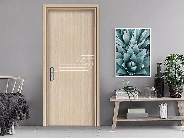 Modern Laminate Door Design Wpc Interior Waterproof Laminate Door For