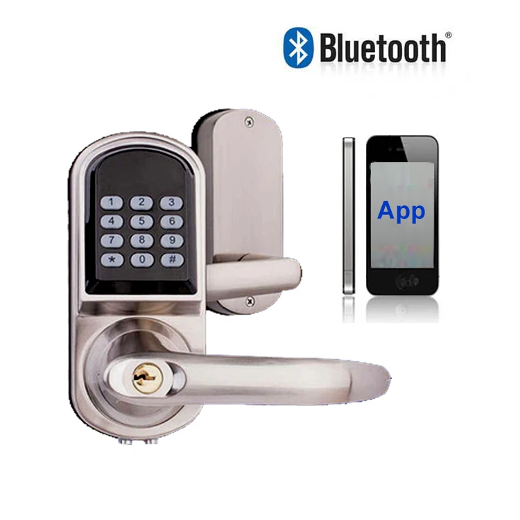 Bluetooth Door Lock Remotely Control App Smart Door Lock Open By Phone