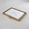 Vintage Ancient Brass Glass Frame, Nautical Frames Nautical Decor Brass Photo Display BoX