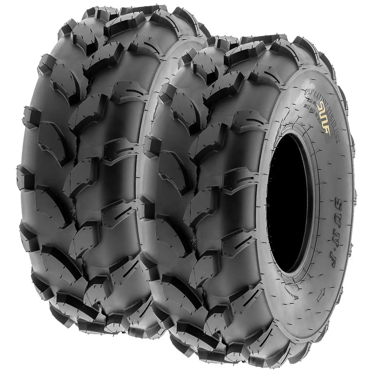 The ROP Shop New Pair 2 Link TIRE Chains 18x7x8 fits Many Polaris Ranger RZR UTV Vehicle