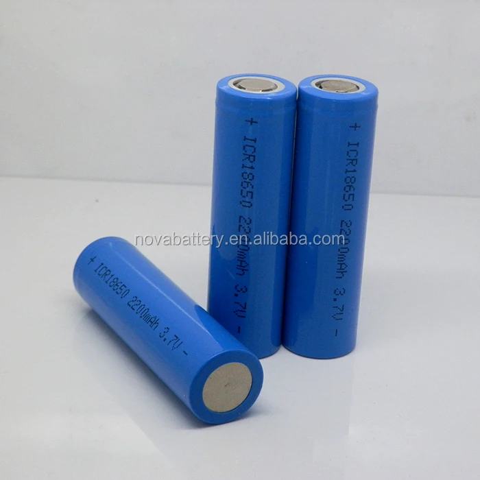 18650 Li-ion Rechargeable Li Ion Battery Cell 3.7v 2.2ah Manufacturer