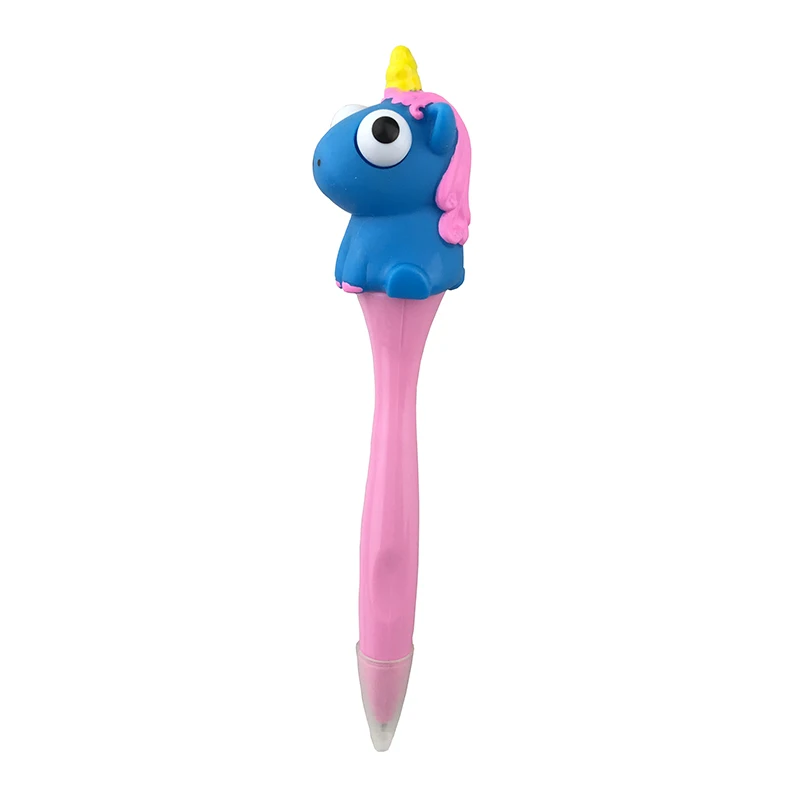 Cute 3d Unicorn Plastic Ball Pens,Funny Eyes Pop Out Unicorn Ballpen ...