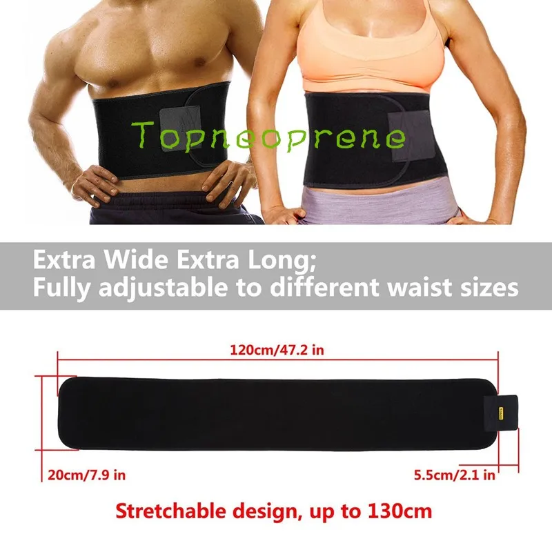 Waist Trimmer Belt Slimming Exercise Belt Weight Lose Back Brace Waist ...