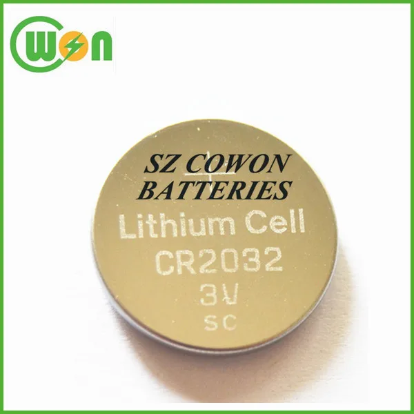 lithium cell cr2032 3v sc