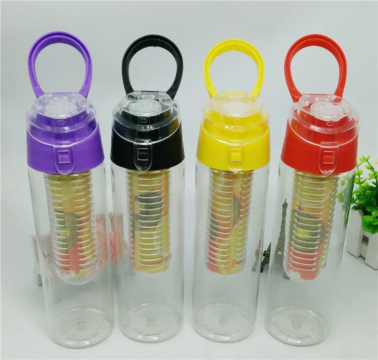 Fruit Infuser Water Bottle,Plastic Sport Drinking Bottle Water Bottle ...