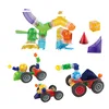 34PCS Pipeline magical magnet toy toys for kids Plastic Creative Blocks Educational Construction Designer magnet building toy