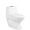 China supplier white glazed Mini washdown flushing one piece toilet bowl