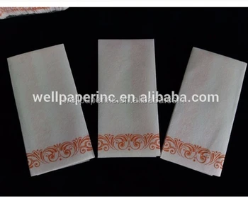 Disposable Feel Like Cloth Airlaid Hand Guest Towels Decorative