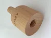 Tower Shape Beech perfume wood cap with laser logo
