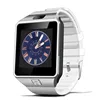 2018 New Design Electronic Intelligent Sport Gold Smart Wristwatch DZ09 Pedometer For Women Men Unisex Clock