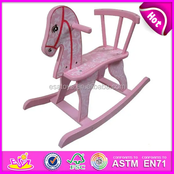 2015 New Wooden Rocking Horse Toy For Kids,Lovely Cow Style Wooden