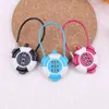Supply high quality alarm clock shape retractable cable lock for promotion