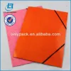 A4 Paper File Folder Elasticated and Mottled Cardboard