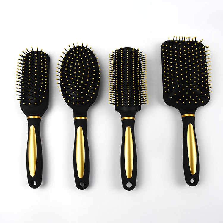 Professional 5 Piece Salon Hair Brush Gift Set Factory Direct Selling Plastic Hair Brush Set ...