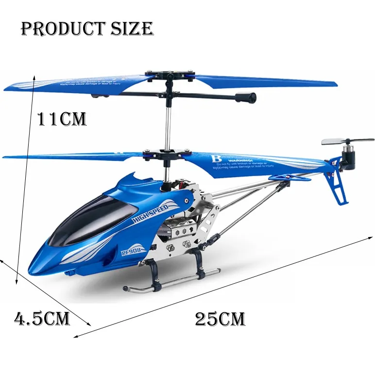 New Products Blue Petrol Fly Small Remote Control Helicopter With Gyro ...