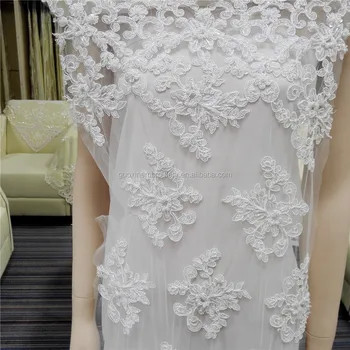 white lace dress fabric