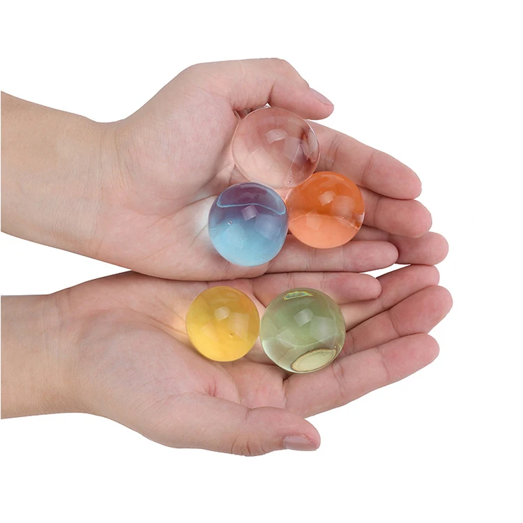 Rhos , REACH Certificates Eco-Friendly SAP Material Gel Ball Water Beads , Flower Plant Clear Crystal Soil