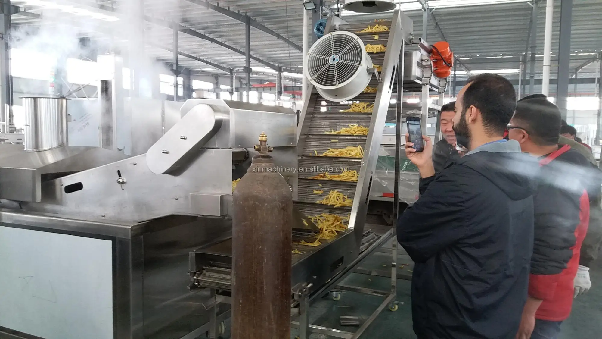 Sliced Shape and Fried Processing Type french fries production line